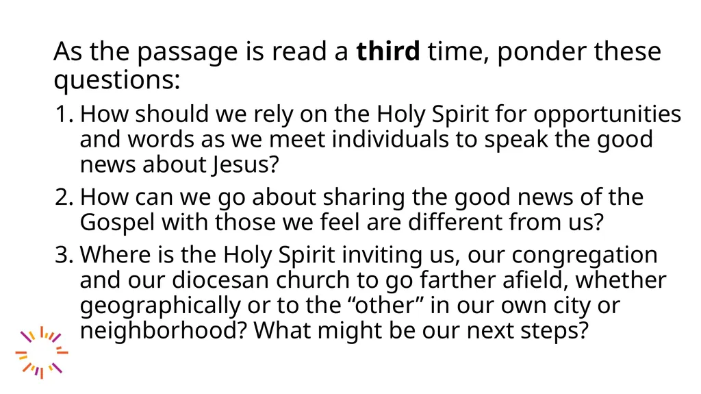 A Time of Prayer: Listening for Divine Sparks in - slide 22 of 35