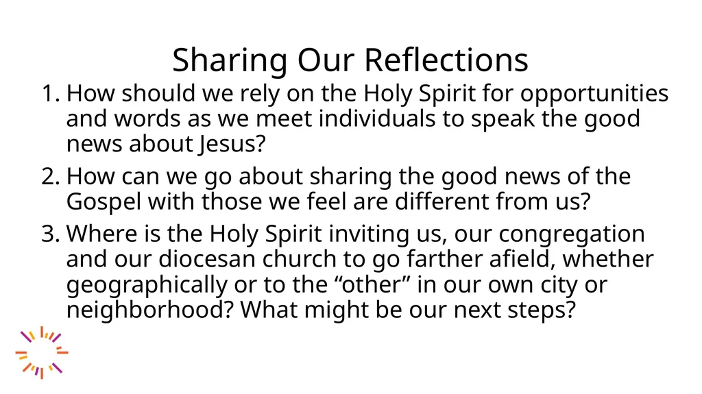 A Time of Prayer: Listening for Divine Sparks in - slide 29 of 35