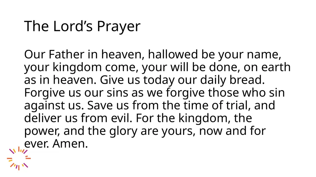 A Time of Prayer: Listening for Divine Sparks in - slide 34 of 35