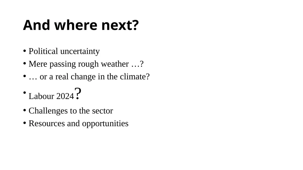 Housing (and some other stuff) More questions than - slide 9 of 9