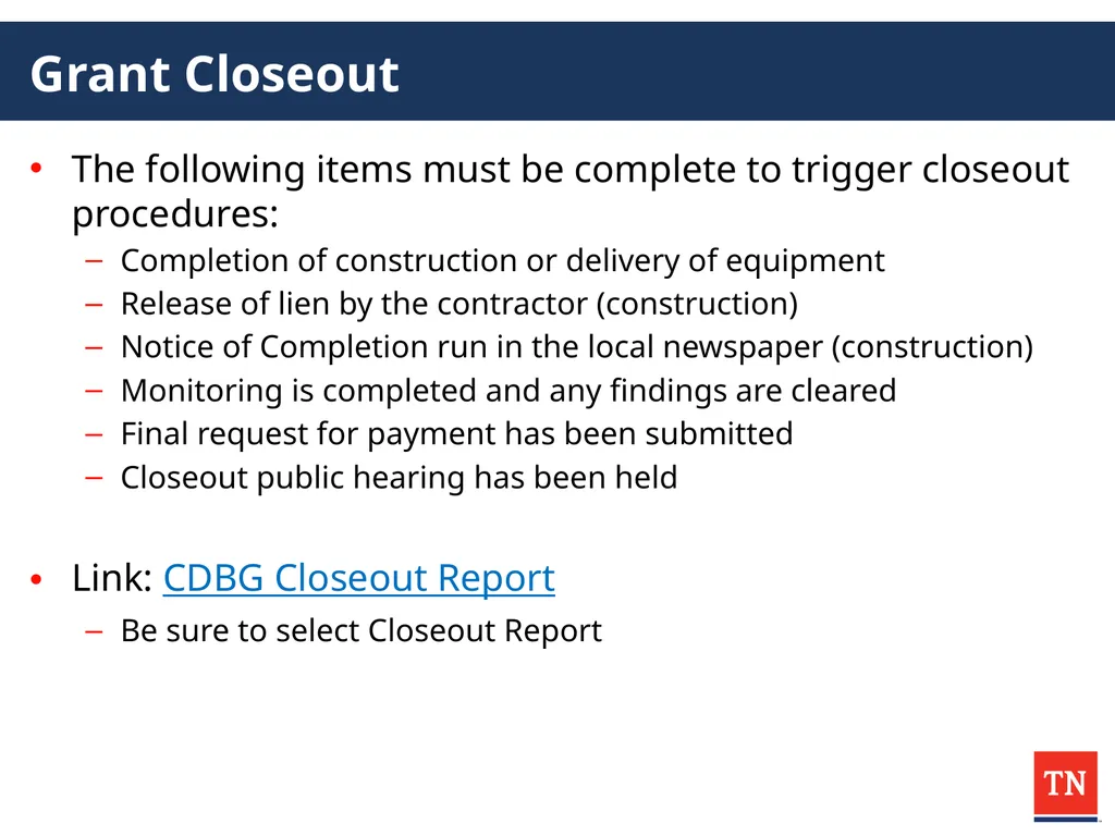2025 CDBG Compliance Workshop Administrator - slide 125 of 132