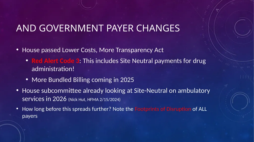 Evolving Healthcare Landscape Disruption Leaves - slide 44 of 69
