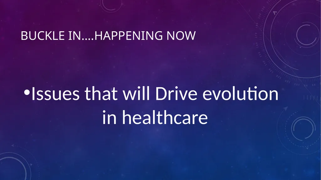 Evolving Healthcare Landscape Disruption Leaves - slide 8 of 69