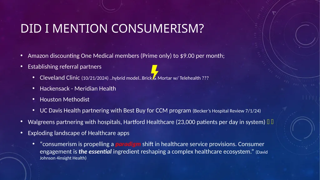 Evolving Healthcare Landscape Disruption Leaves - slide 46 of 69