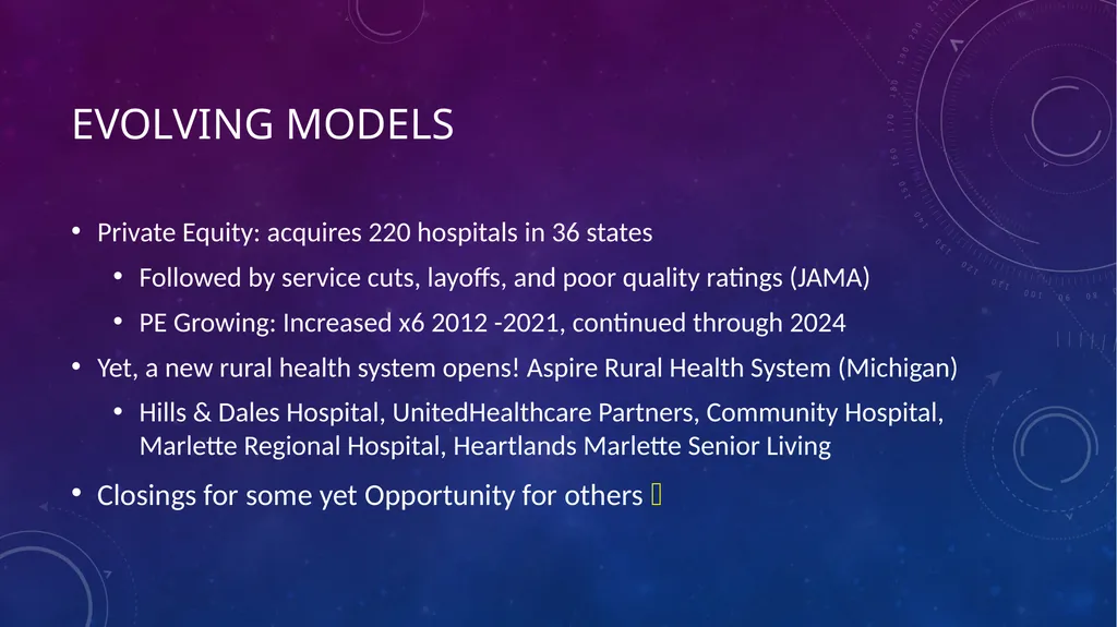 Evolving Healthcare Landscape Disruption Leaves - slide 20 of 69