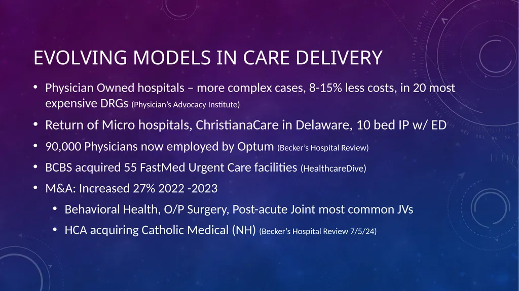 Evolving Healthcare Landscape Disruption Leaves - slide 17 of 69