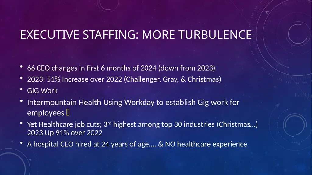 Evolving Healthcare Landscape Disruption Leaves - slide 15 of 69
