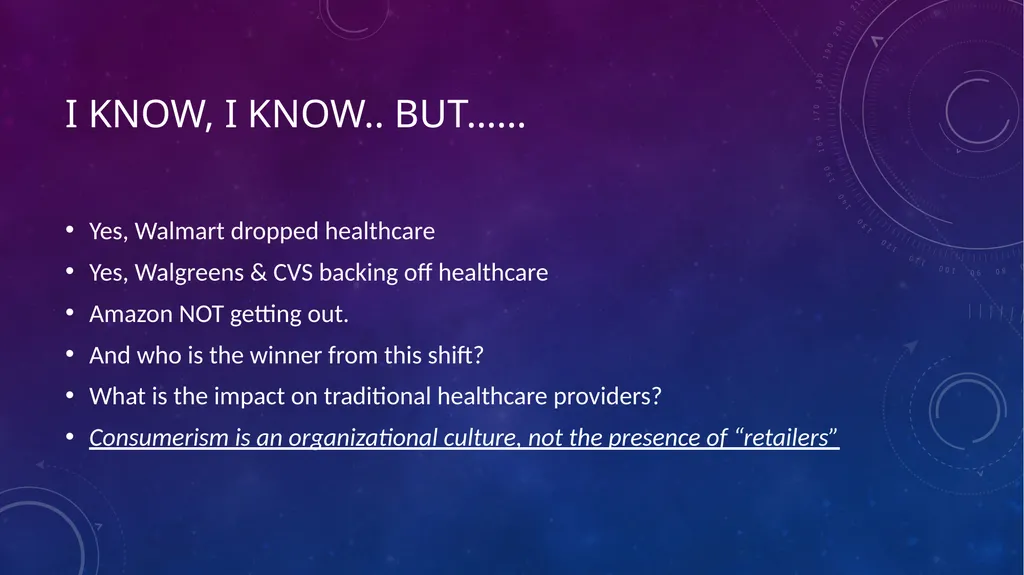 Evolving Healthcare Landscape Disruption Leaves - slide 48 of 69