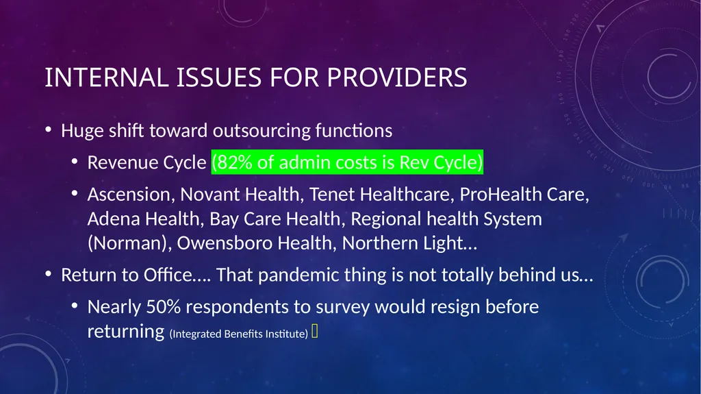 Evolving Healthcare Landscape Disruption Leaves - slide 34 of 69