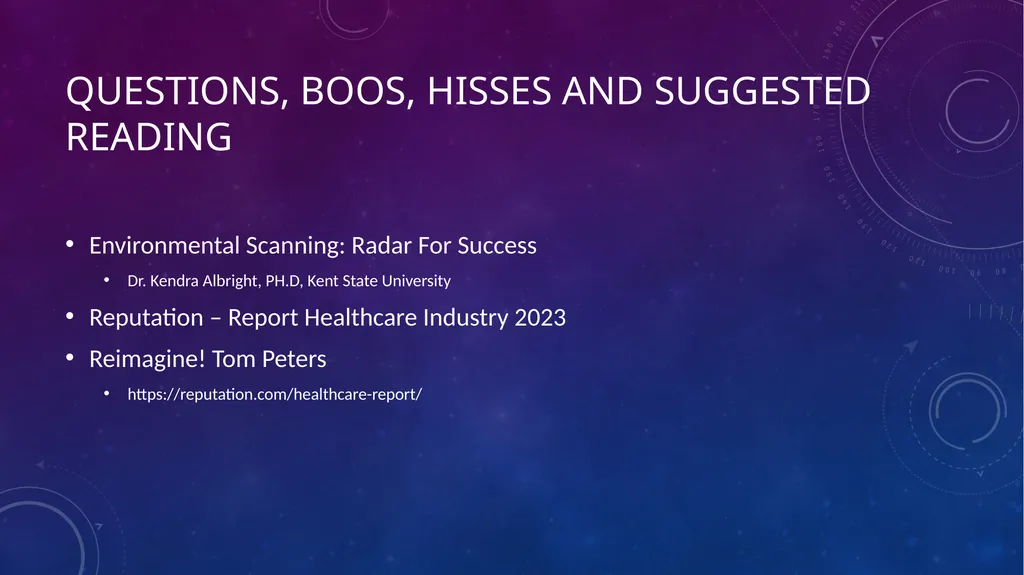 Evolving Healthcare Landscape Disruption Leaves - slide 68 of 69