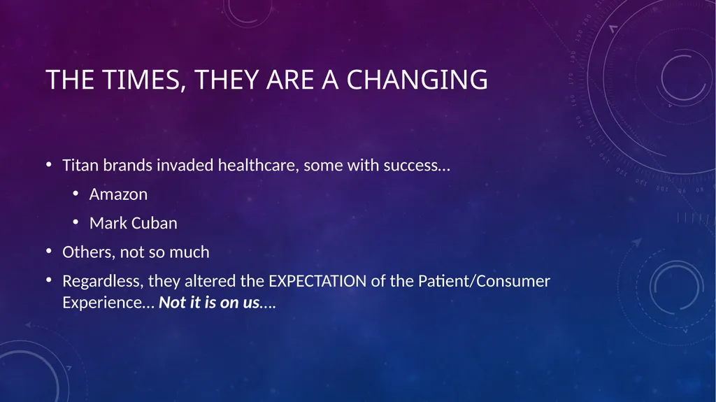 Evolving Healthcare Landscape Disruption Leaves - slide 51 of 69