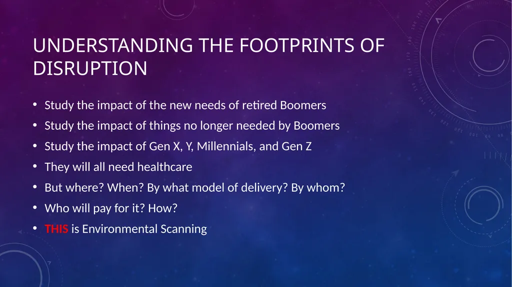 Evolving Healthcare Landscape Disruption Leaves - slide 63 of 69