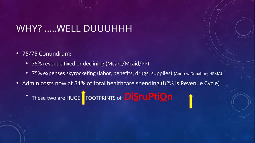 Evolving Healthcare Landscape Disruption Leaves - slide 27 of 69