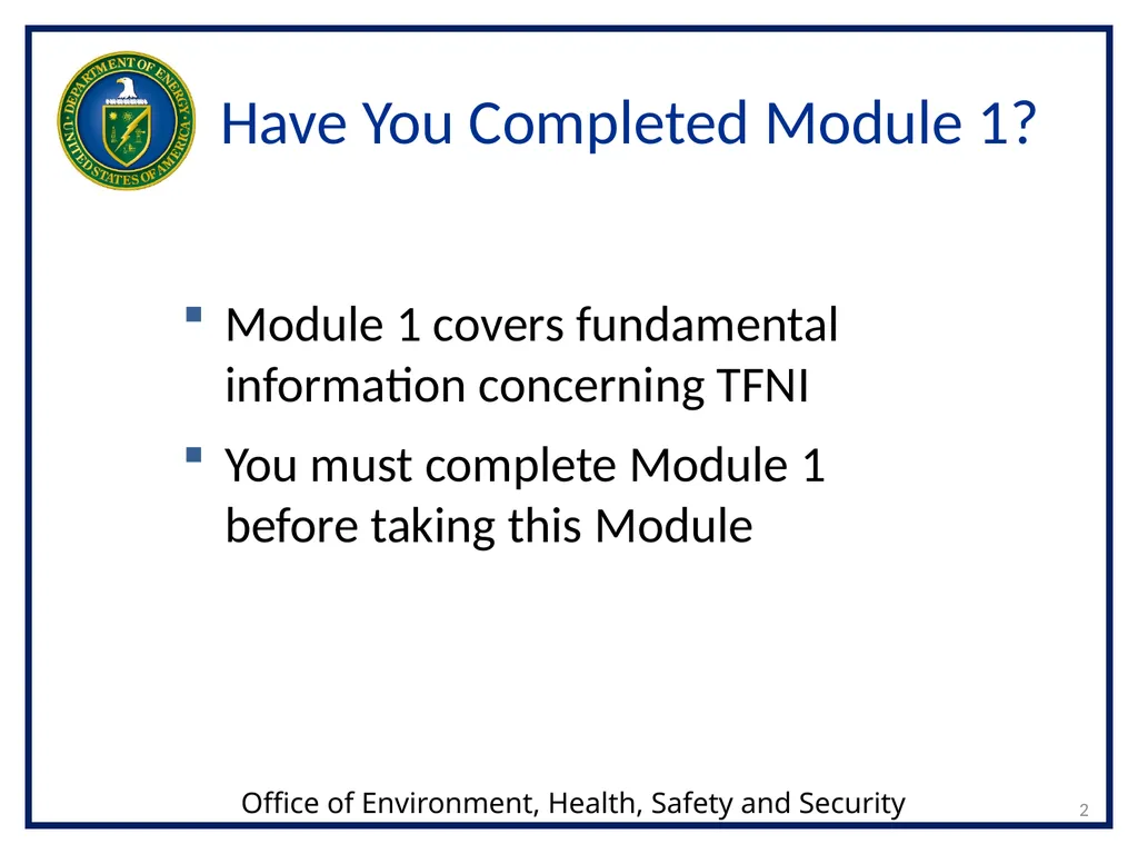 1 Transclassified Foreign Nuclear Information - slide 2 of 24