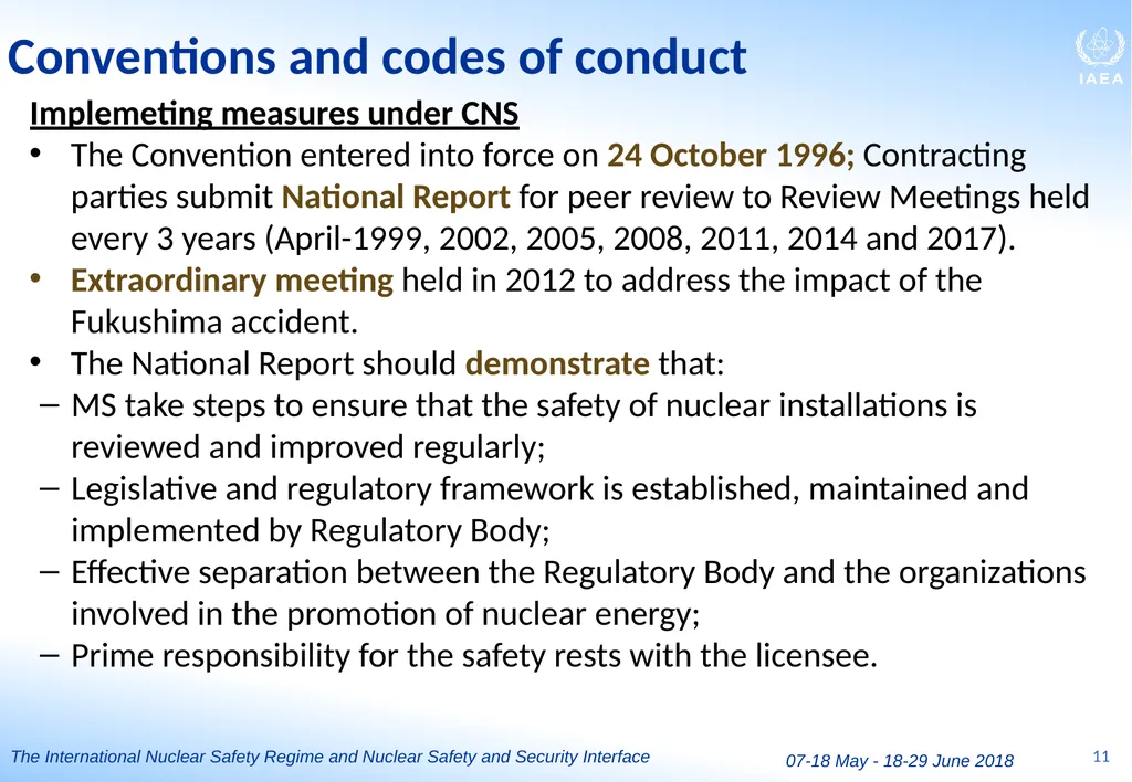 BASIC PROFESSIONAL TRAINING COURSE Module III P3 - slide 11 of 36