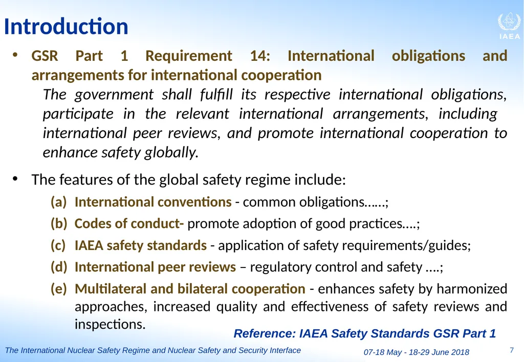 BASIC PROFESSIONAL TRAINING COURSE Module III P3 - slide 7 of 36