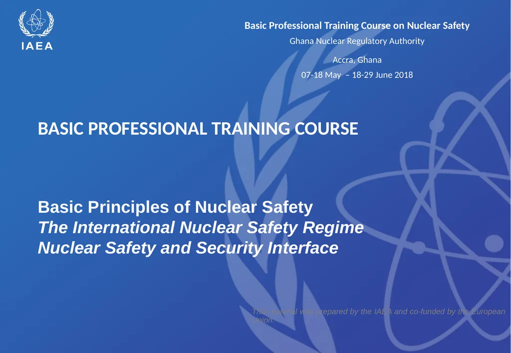 BASIC PROFESSIONAL TRAINING COURSE Module III P3 - slide 2 of 36