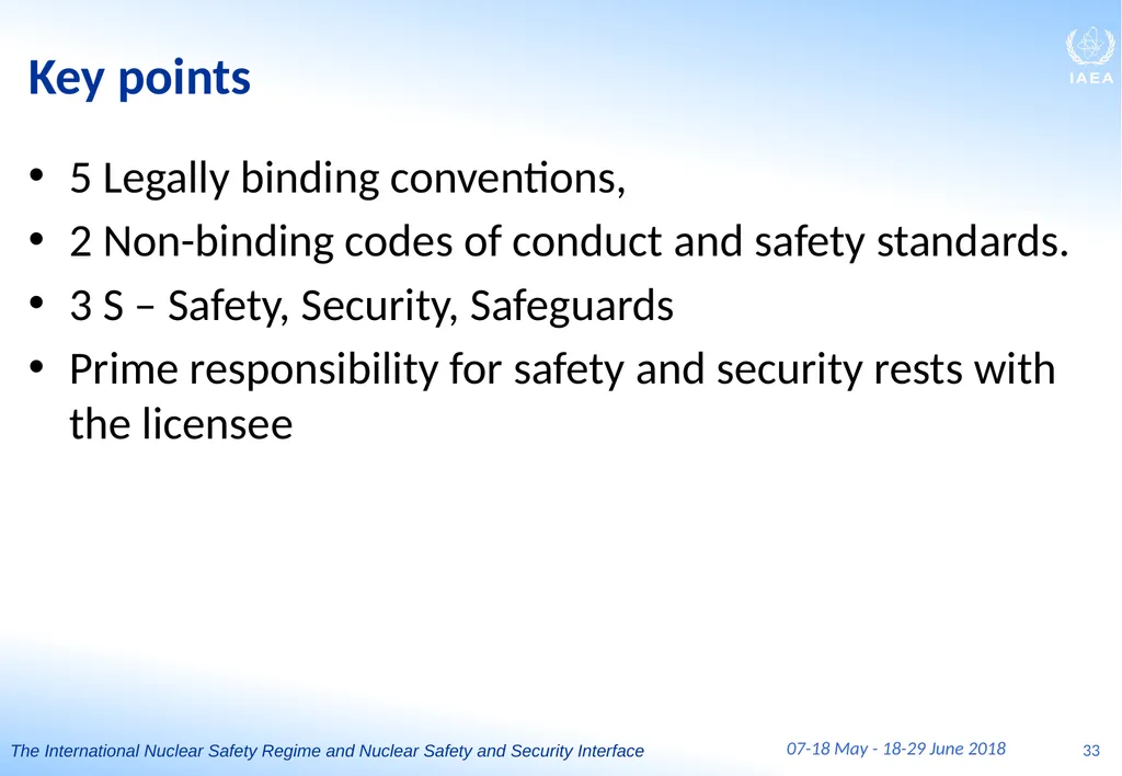 BASIC PROFESSIONAL TRAINING COURSE Module III P3 - slide 33 of 36