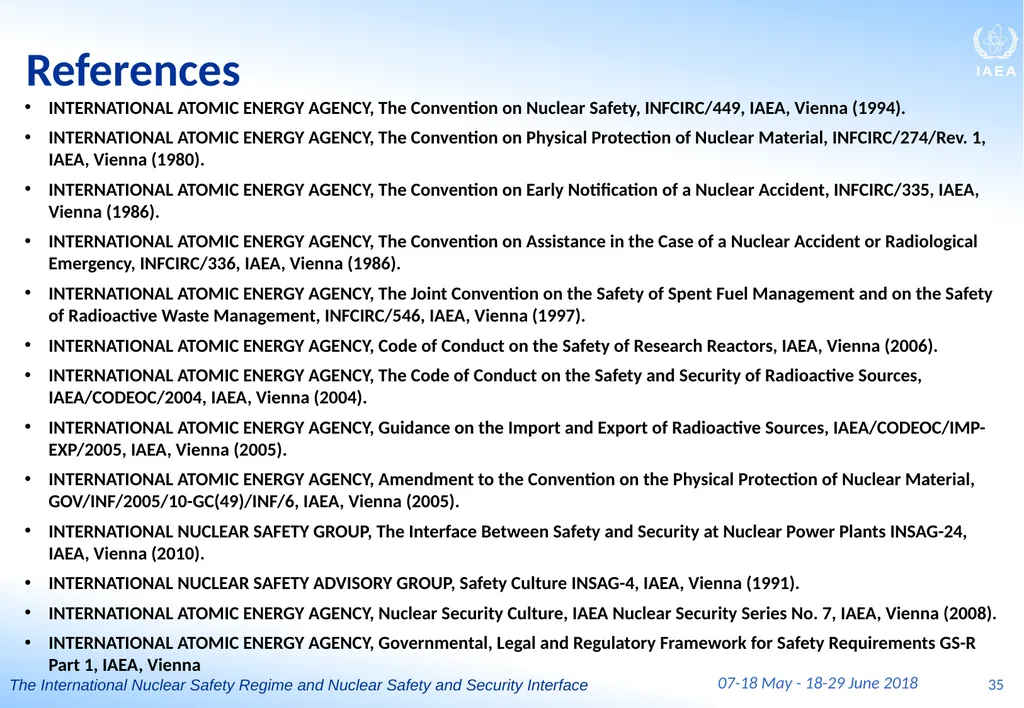 BASIC PROFESSIONAL TRAINING COURSE Module III P3 - slide 35 of 36