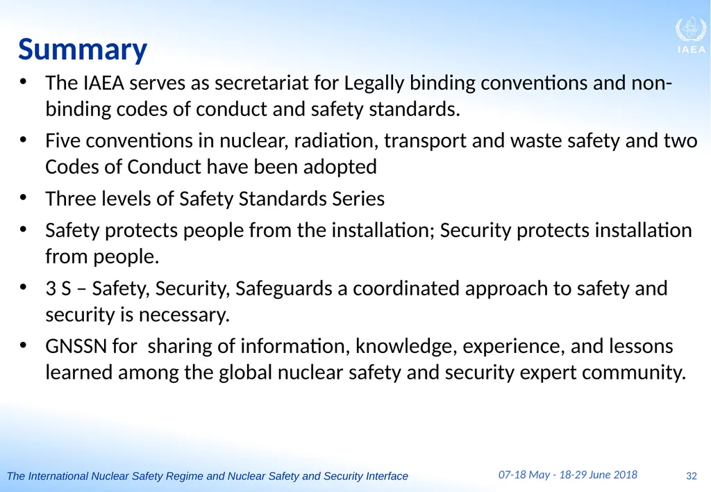 BASIC PROFESSIONAL TRAINING COURSE Module III P3 - slide 32 of 36