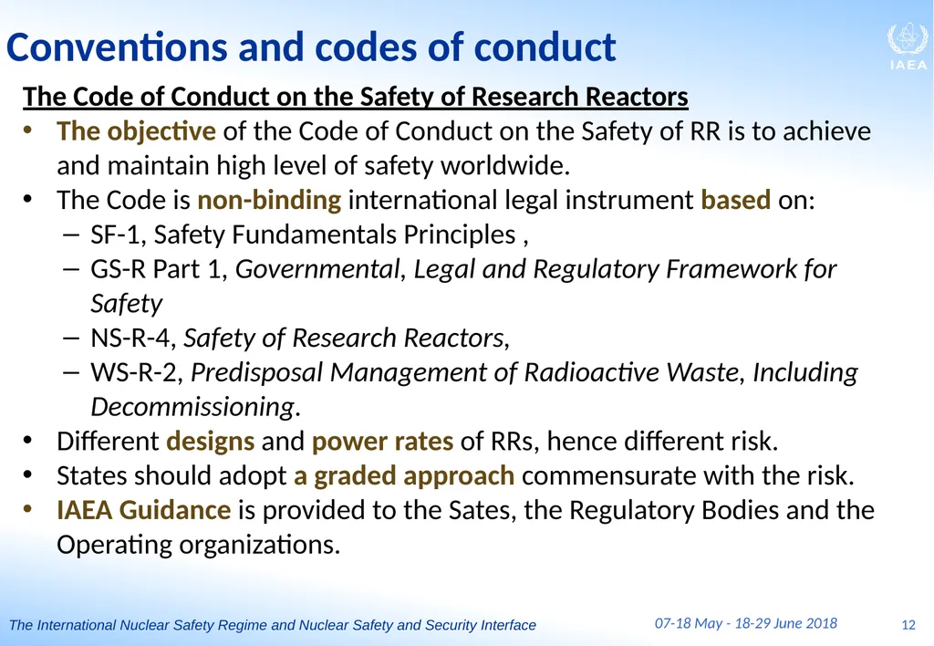BASIC PROFESSIONAL TRAINING COURSE Module III P3 - slide 12 of 36