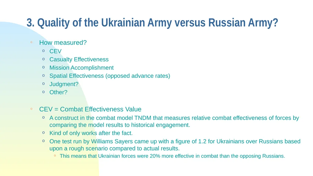 Some Observations from the War in Ukraine The - slide 28 of 49