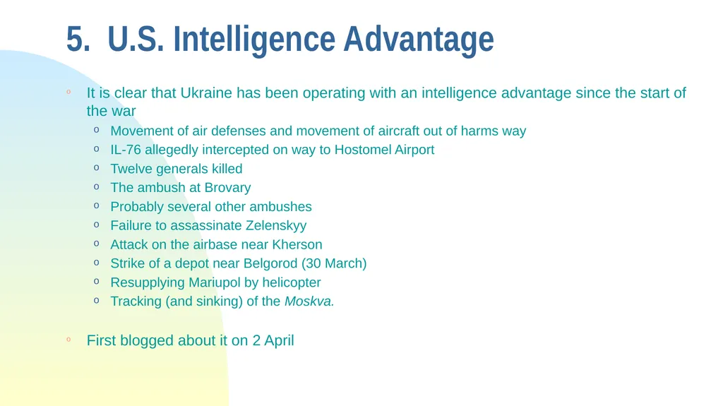 Some Observations from the War in Ukraine The - slide 38 of 49