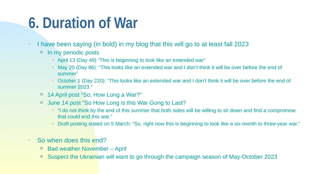 Some Observations from the War in Ukraine The - slide 41 of 49