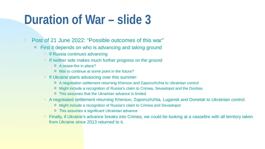 Some Observations from the War in Ukraine The - slide 43 of 49
