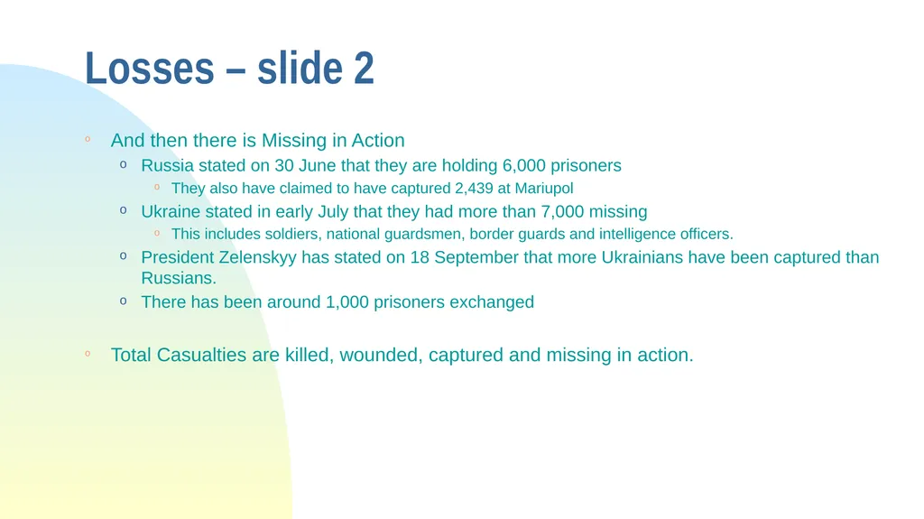 Some Observations from the War in Ukraine The - slide 6 of 49
