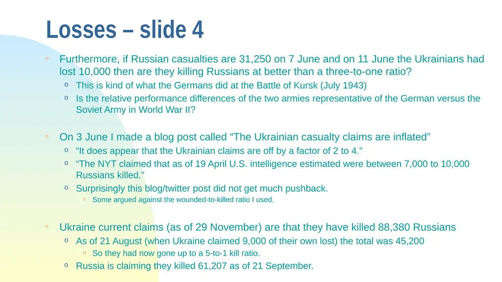 Some Observations from the War in Ukraine The - slide 8 of 49