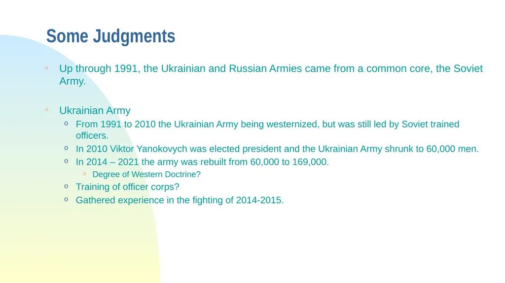 Some Observations from the War in Ukraine The - slide 32 of 49