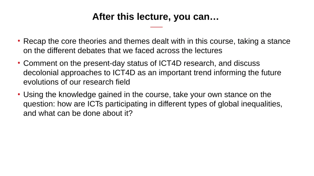 Addressing Inequality: ICTs, Solidarity and - slide 3 of 18