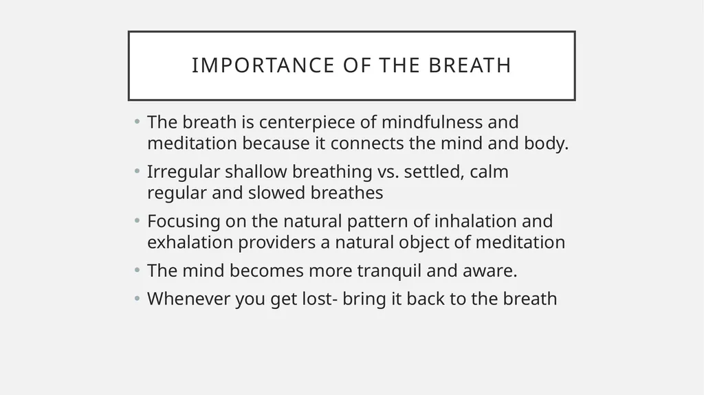 Introduction to Mindfulness and Meditation for - slide 13 of 21