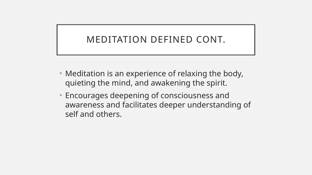 Introduction to Mindfulness and Meditation for - slide 4 of 21