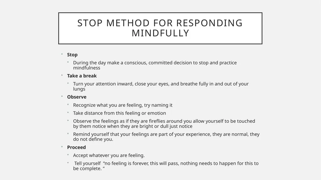 Introduction to Mindfulness and Meditation for - slide 15 of 21