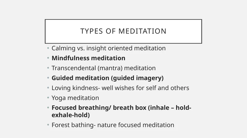 Introduction to Mindfulness and Meditation for - slide 8 of 21