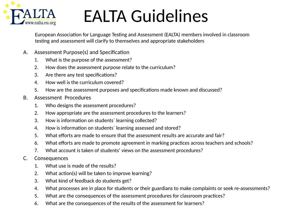Classroom-Based Assessment (CBA) What Works and - slide 7 of 30