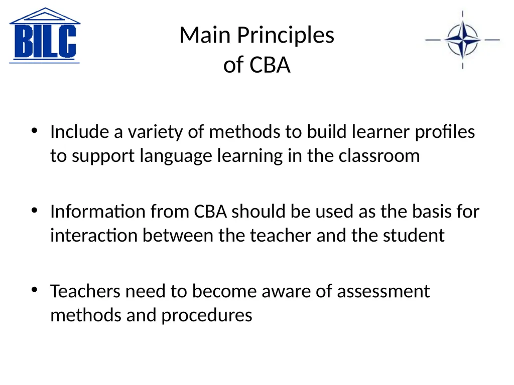 Classroom-Based Assessment (CBA) What Works and - slide 4 of 30