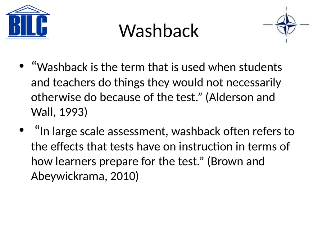 Classroom-Based Assessment (CBA) What Works and - slide 11 of 30