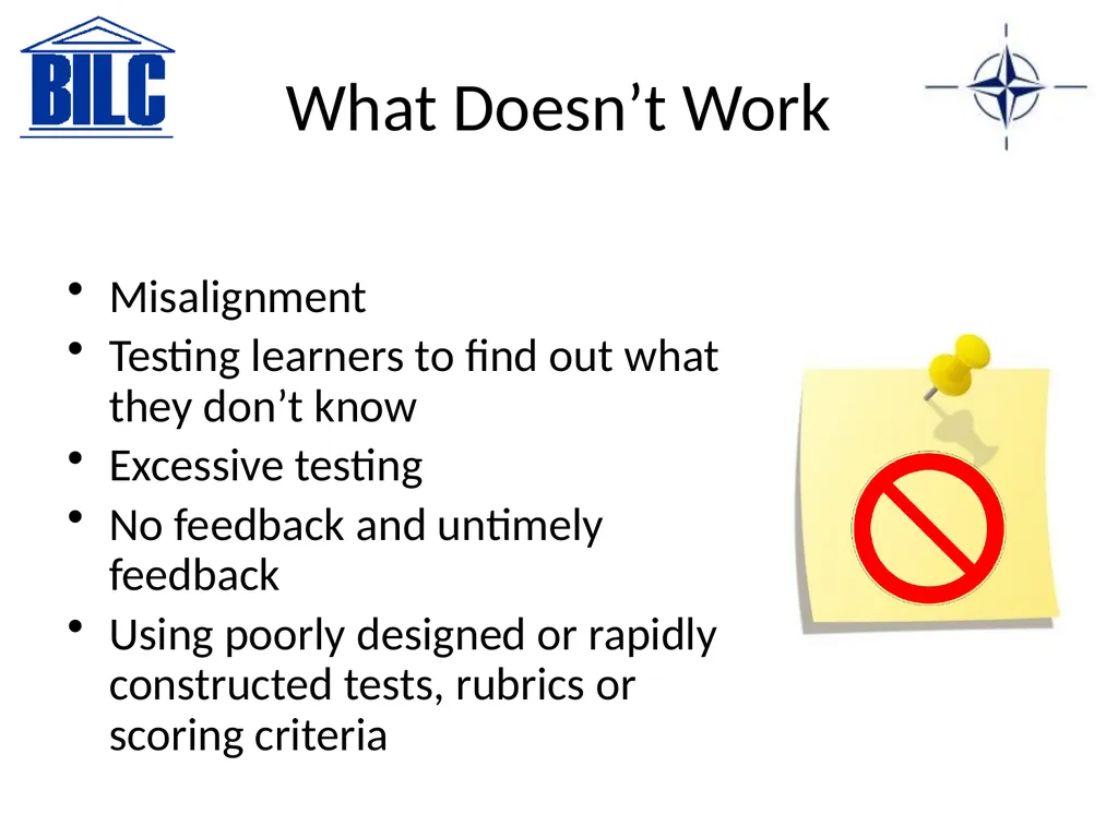 Classroom-Based Assessment (CBA) What Works and - slide 25 of 30