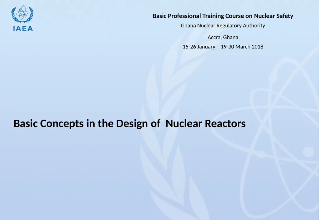 Design of a Nuclear Reactor Jay Hopkins IAEA - slide 36 of 107