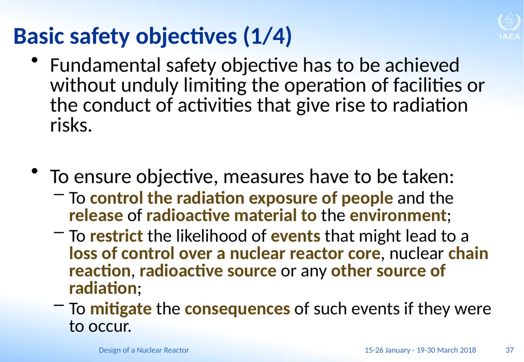 Design of a Nuclear Reactor Jay Hopkins IAEA - slide 37 of 107