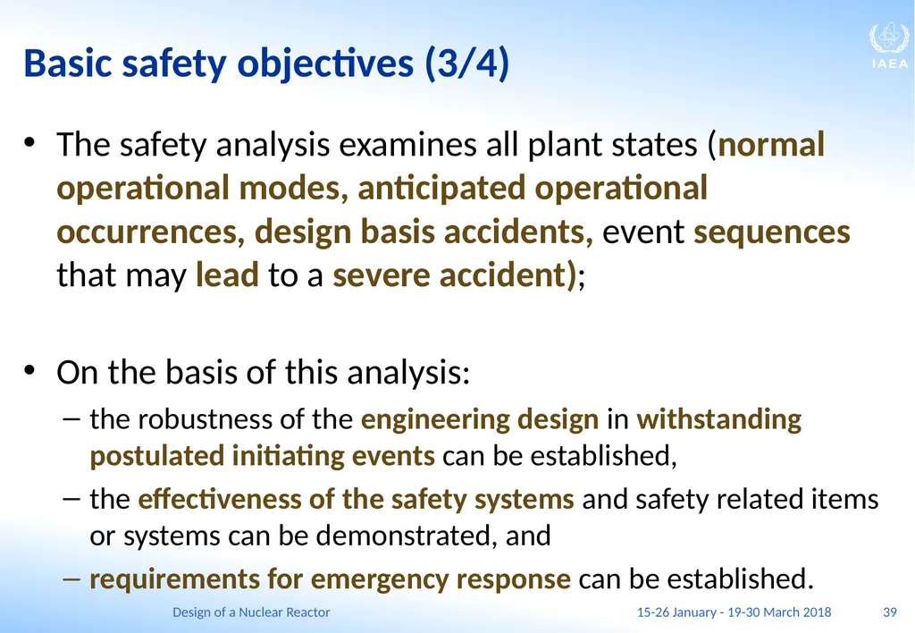 Design of a Nuclear Reactor Jay Hopkins IAEA - slide 39 of 107