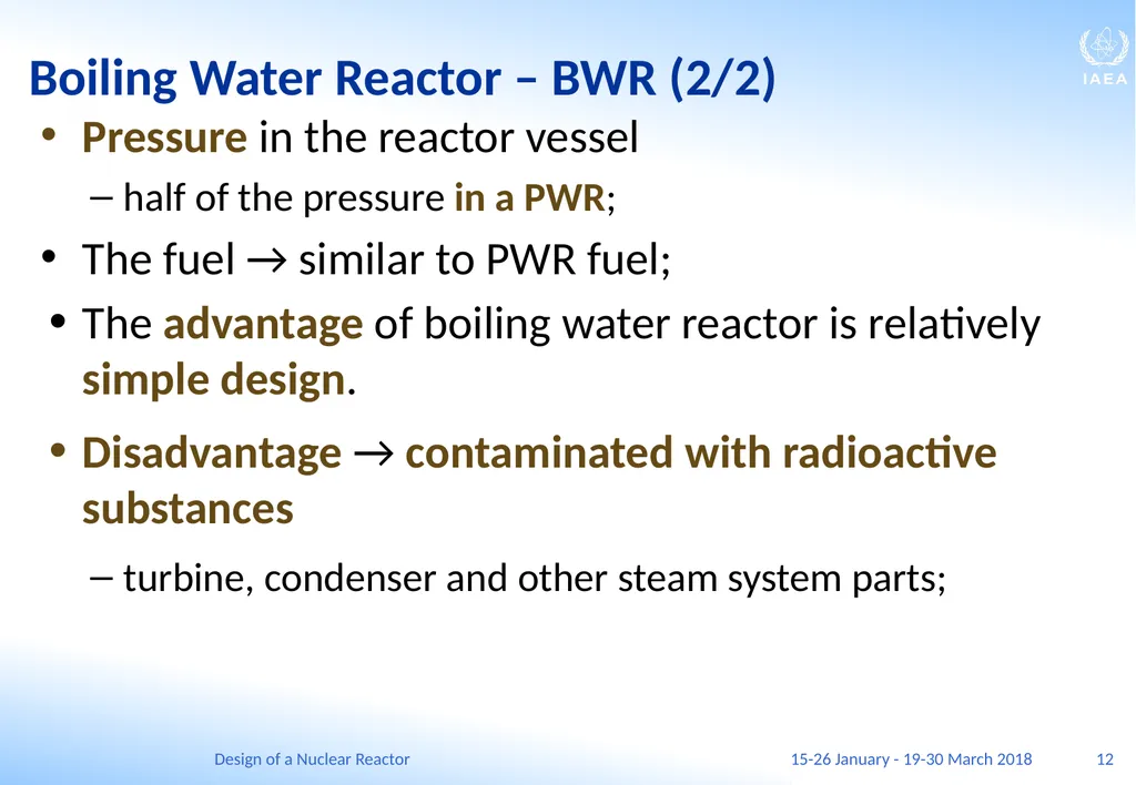 Design of a Nuclear Reactor Jay Hopkins IAEA - slide 12 of 107