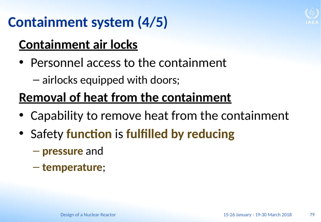 Design of a Nuclear Reactor Jay Hopkins IAEA - slide 79 of 107
