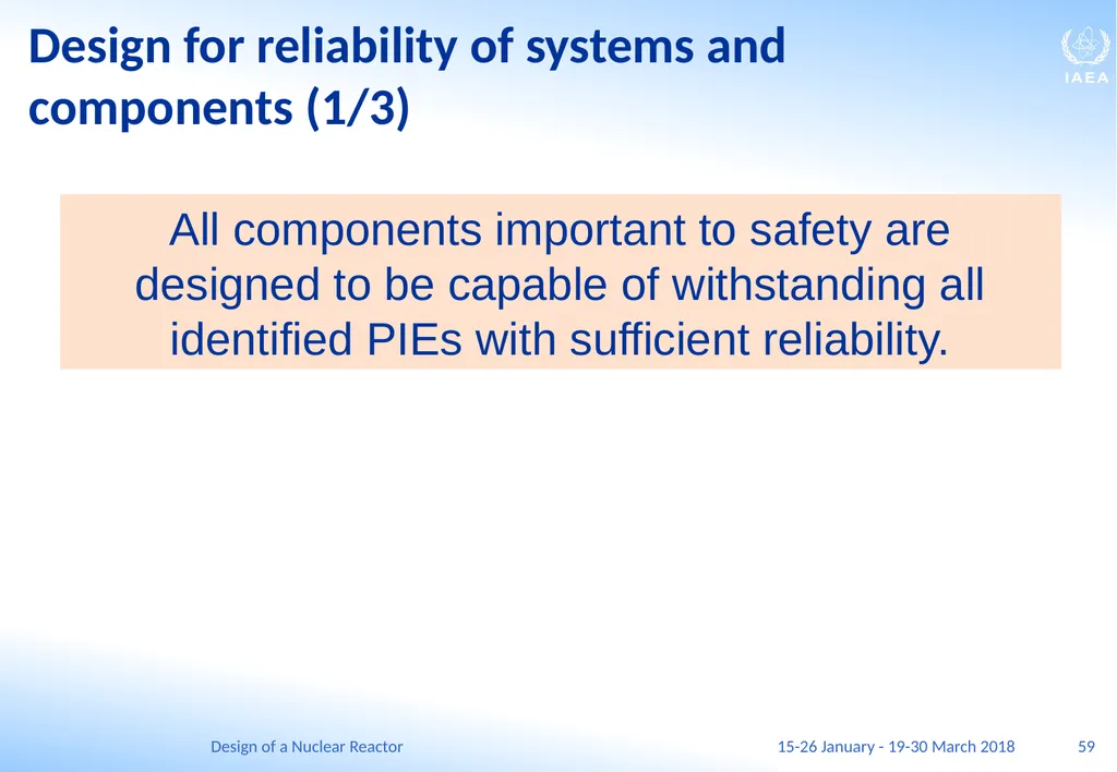Design of a Nuclear Reactor Jay Hopkins IAEA - slide 59 of 107