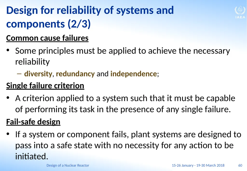 Design of a Nuclear Reactor Jay Hopkins IAEA - slide 60 of 107