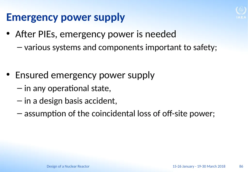 Design of a Nuclear Reactor Jay Hopkins IAEA - slide 86 of 107