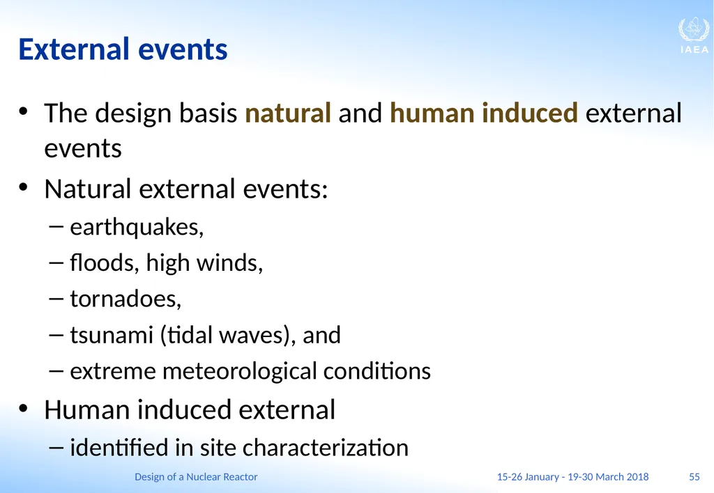 Design of a Nuclear Reactor Jay Hopkins IAEA - slide 55 of 107